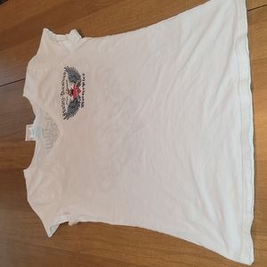 Harley Davidson T-Shirt White Size S